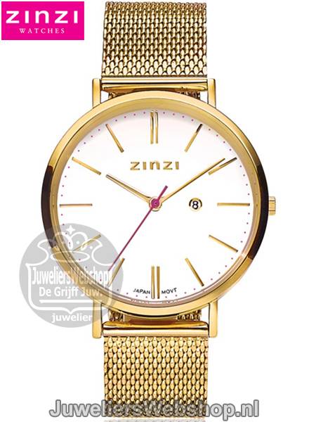 Zinzi ZIW407M Retro Horloge Goud