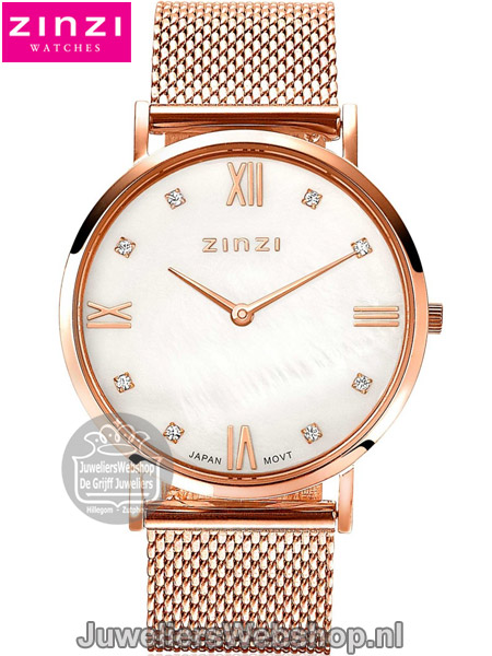 Zinzi ZIW522 Roman Horloge Parelmoer