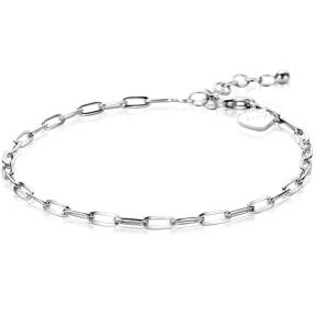 zinzi ZIA2150 armband paperclip schakel zilver