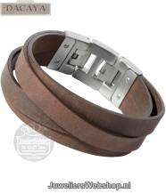 images/productimages/small/Dacaya-armband-F100220-Cross-Roads-brown-20mm-side.jpg
