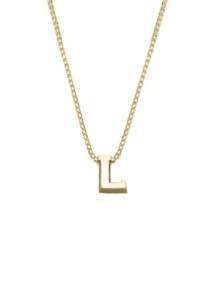 gouden initials letter L collier Joy de la Luz Yi-L
