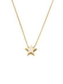 gouden initials ster collier Joy de la Luz Yi-Star