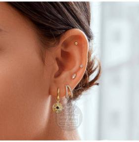 Ania Haie Marquise Solitair Ear Studs E059-02G