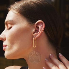 Ania Haie Tube U Hoop earrings E062-07G