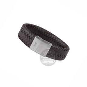 Aze Jewels Vast Iron Jack Brown Armband AZ-BL012-B-195