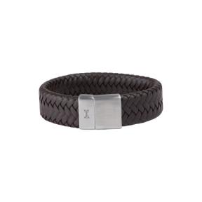 Aze Jewels Vast Iron Jack Brown Armband AZ-BL012-B-195