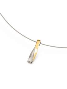 boccia hanger bicolor 07018-02 titanium goud-zilverkleurig