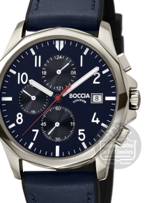 Boccia Titanium Heren Horloge 3747-02 Chronograaf