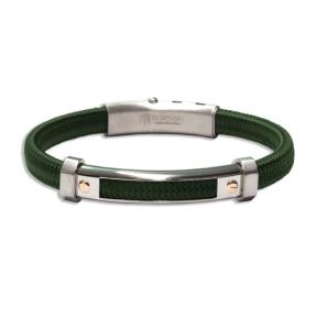 Borsari Armband Nautico Staal met goud brnautico103