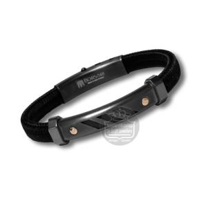 Borsari Armband Nautico Staal met goud brnautico13