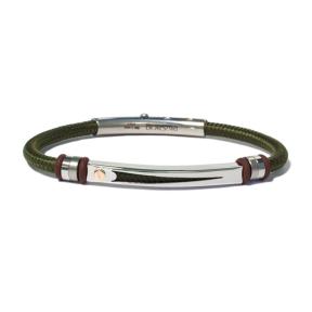 Borsari Armband Nautico Staal met goud brnautico43