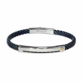 Borsari Armband Skema blauw met goud brsk18b