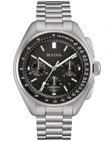 Bulova Lunar Pilot 96B258 Horloge Zwart
