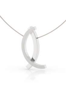 Clic collier staaldraad met aluminium hangers C200