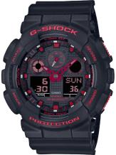 Casio G-Shock Horloge GA-100BNR-1AER Ignite Red