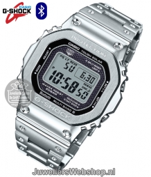 GMW-B5000D-1ER Casio Bluetooth horloge full metal zilver limited model