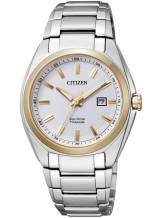 Citizen EW2214-52A horloge dames Eco-Drive Titanium Bicolor