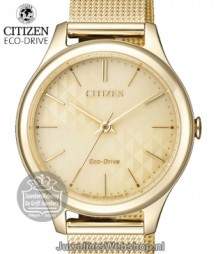 Citizen EM0502-86P Elegance Eco Drive Horloge Goudkleurig
