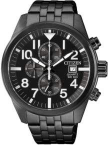 Citizen Quartz Horloge AN3625-58E Chrono Zwart