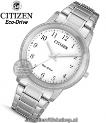 citizen fe6011-81a dames horloge eco drive staal wit