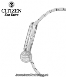 citizen dames horloge fe6011-81a eco drive staal wit