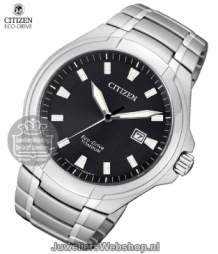 citizen bm7430-89e titanium herenhorloge zwart