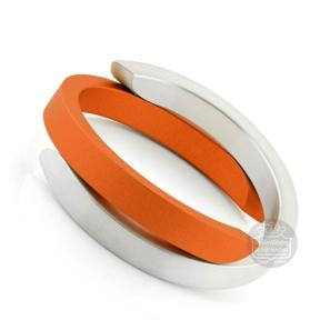 Clic Armband A1O oranje en mat
