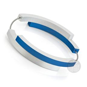 clic armband a32b blauw mat