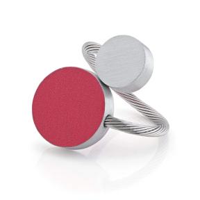 Clic Ronde Vormen R5R Ring rood