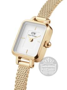 Daniel Wellington Quadro Mini Evergold horloge DW00100725