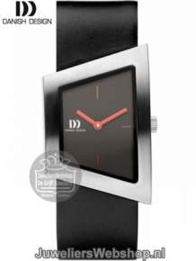 danish design horloge staal zwart met rood IV24Q1207