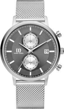 danish design chronograaf herenhorloge grijs  iq64q1215