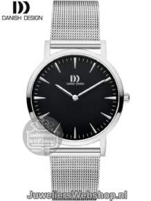 danish design iv63q1235 horloge dames zilver