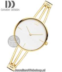 danish design 1252 dames horloge goudkleurig