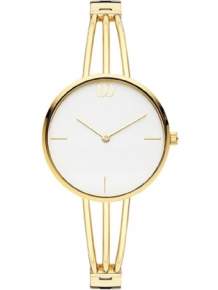 danish design dames horloge goudkleurig staal iv05q1252