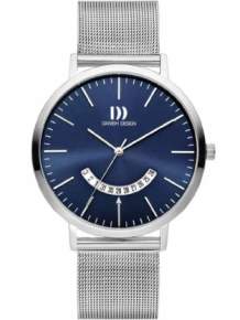 danish design herenhorloge iq68q1239 staal blauw