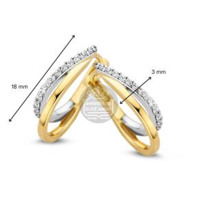 Excellent Jewelry Oorbellen OB126763 bicolor