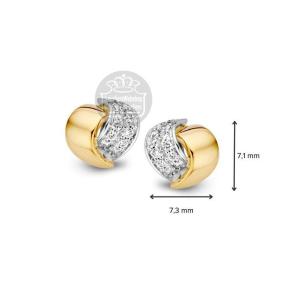 Excellent Jewelry Oorbellen diamant OP416397 bicolor