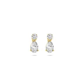 Facette Jewels Oorbellen 4033558 geelgoud met lab grown diamant