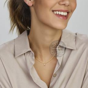 Facette Jewels Hanger 4033685 geelgoud met lab grown diamant