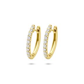 Facette Jewels Oorbellen 4033720 geelgoud met lab grown diamant