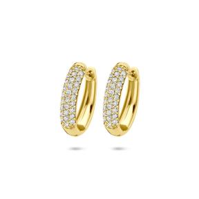 Facette Jewels Oorbellen 4033721 geelgoud met lab grown diamant