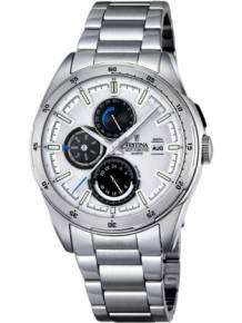 festina multifunctie horloge f16876-1 zilver
