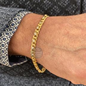 Fjory Gouden Gourmet Linked Armband 41-GL0621