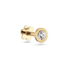 Jackie Gold Vintage White Topaz Piercing JKP25.537