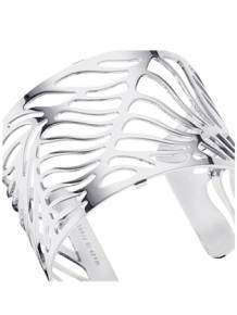 les georgettes armband wave silver 40mm