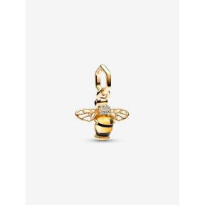 Pandora bedel Silver Goldplated Bij Charm 762672C01