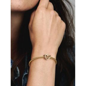 Pandora bedel Silver Goldplated Sprankelend Verstrengelde harten 769270C01