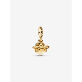 Pandora bedel Silver Goldplated Glow-In-The-Dark Vuurvliegje Charm 769352C01