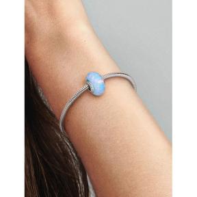 Pandora Silver Opalescent Ocean Blue bedel 791691C01